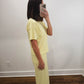 The Sandbar Striped Top in Yellow