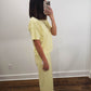 The Sandbar Striped Pants in Yellow