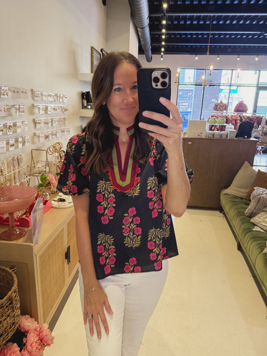 The Scarlett Petals Top