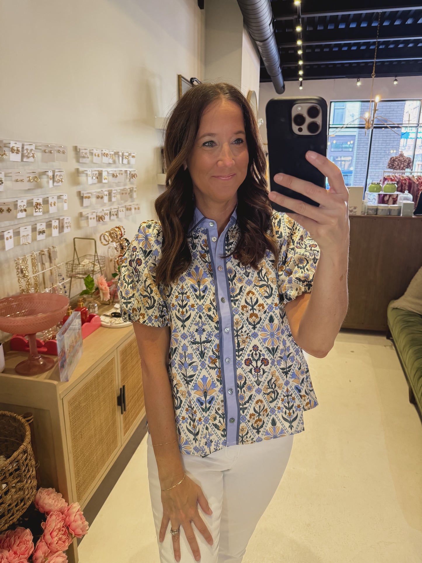 The Glass Gardenia Top