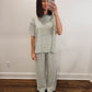The Morgan Striped Pants in Mint