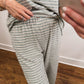The Morgan Striped Pants in Mint
