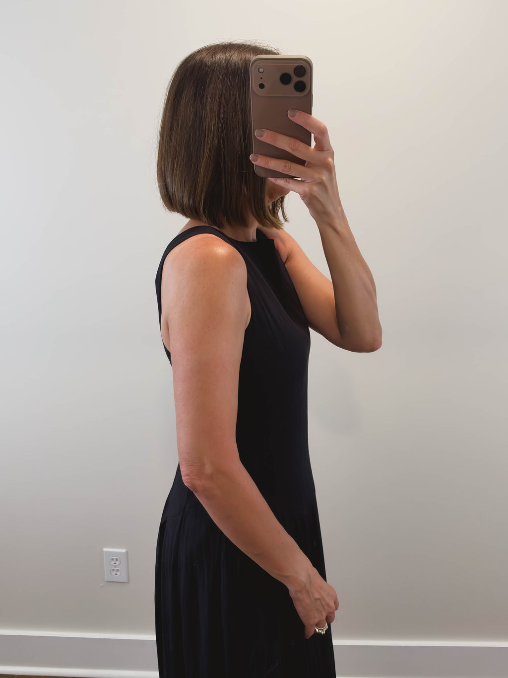 The Lucinda Dress | Black Sleeveless Maxi Dress