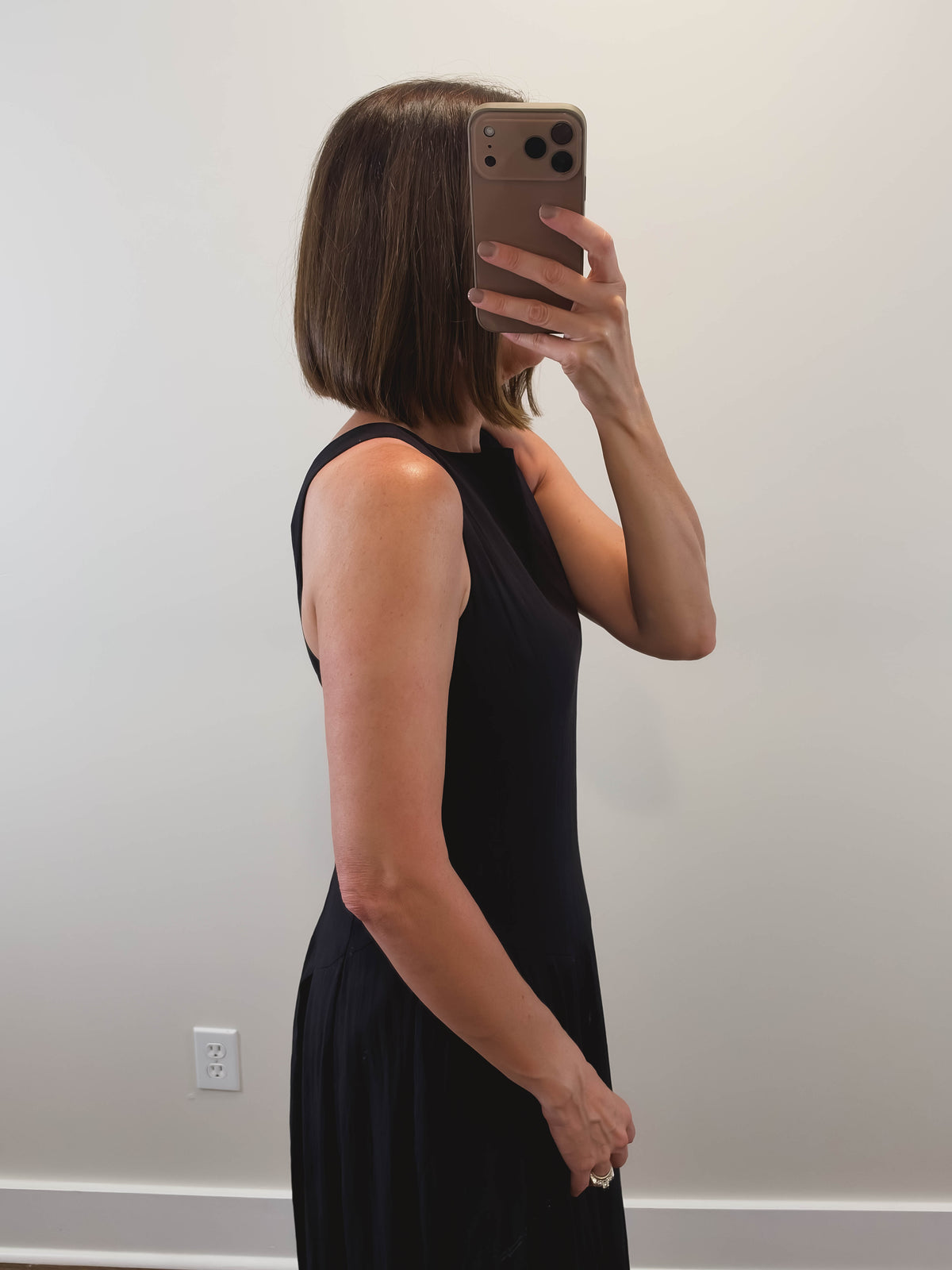 The Lucinda Dress | Black Sleeveless Maxi Dress