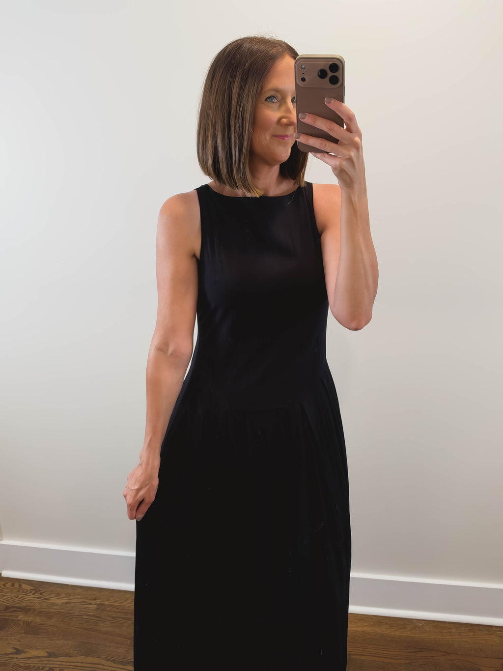 The Lucinda Dress | Black Sleeveless Maxi Dress