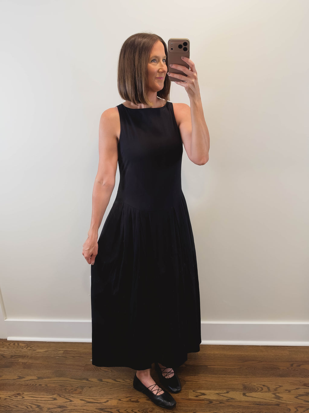 The Lucinda Dress | Black Sleeveless Maxi Dress