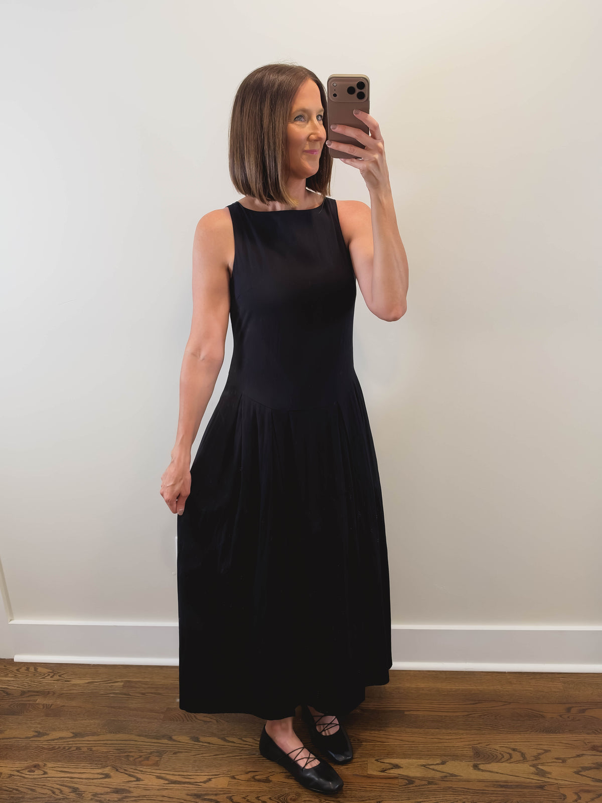 The Lucinda Dress | Black Sleeveless Maxi Dress