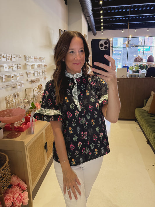 The Midnight Bloom Top