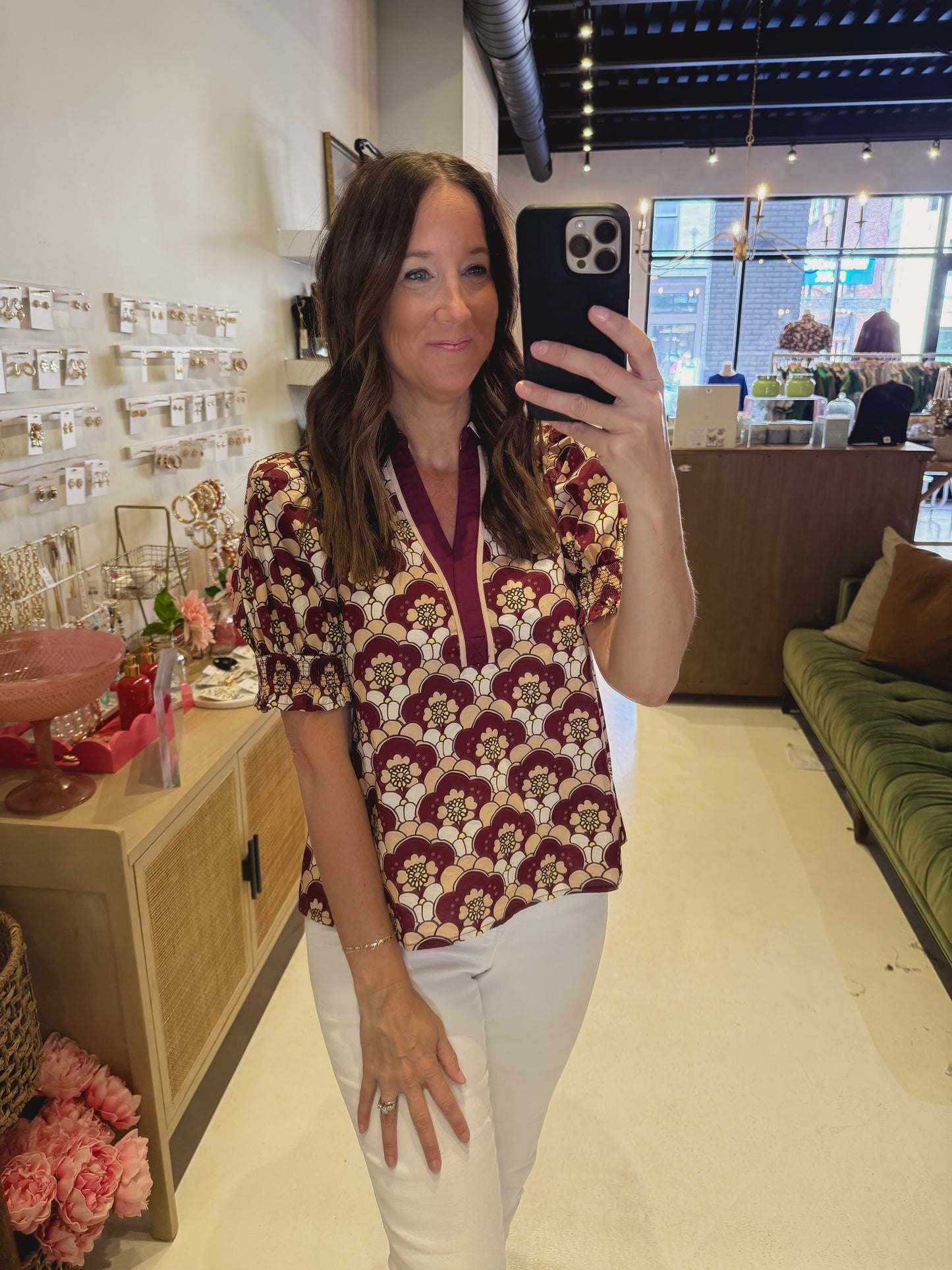 DOORBUSTER- The Mulberry Petals Blouse