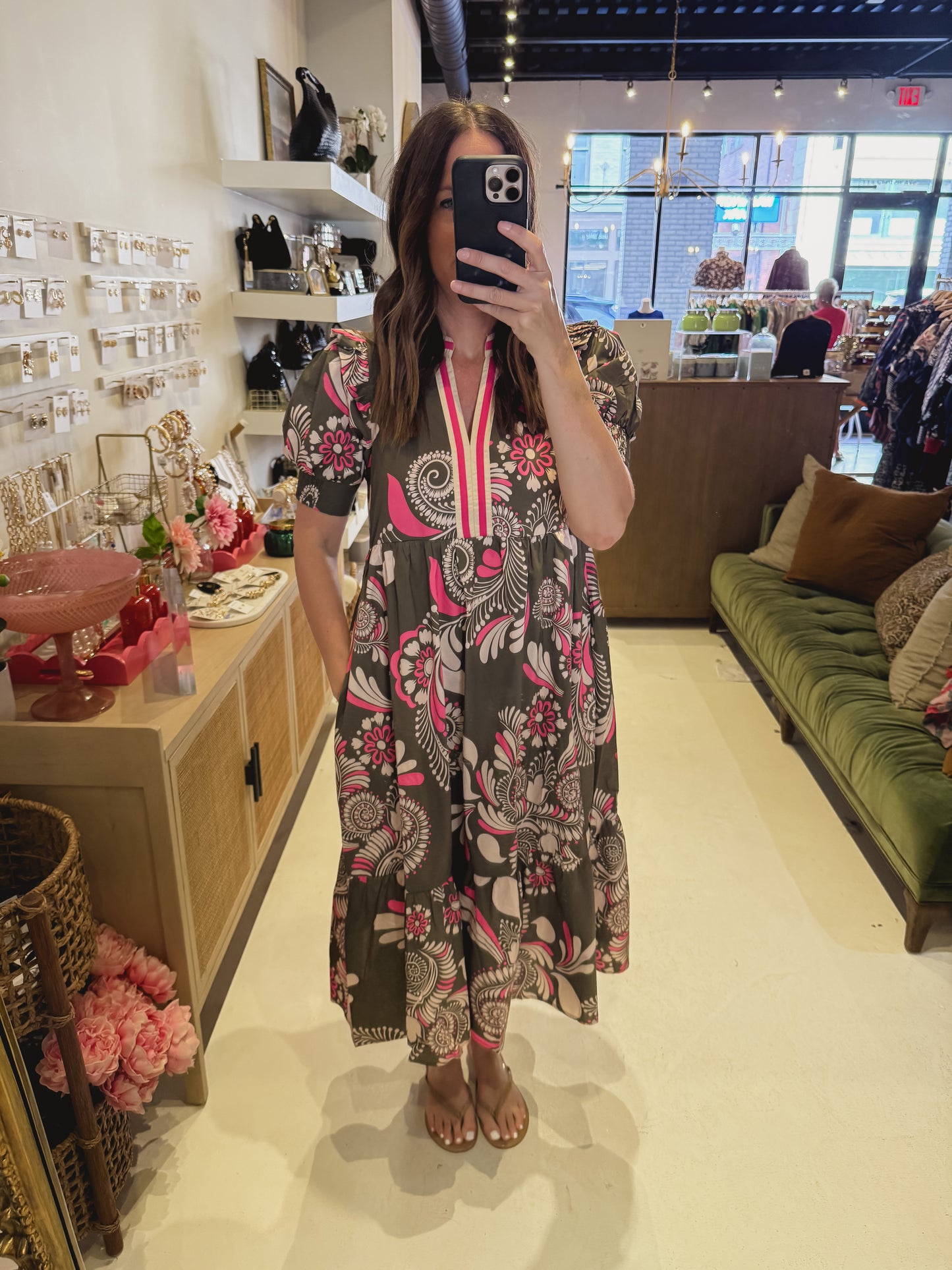 The Brooklynn Floral Midi (AVAILABLE IN PLUS SIZES)