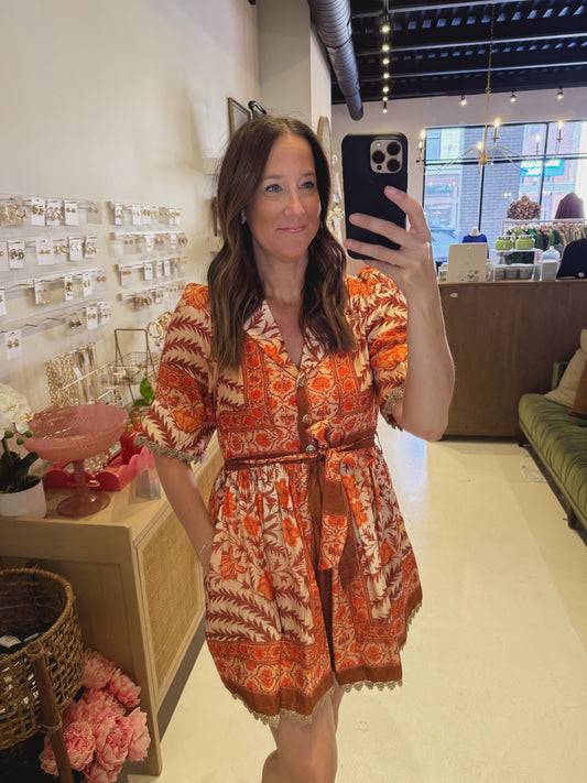 DOORBUSTER- The Autumn Bloom Dress