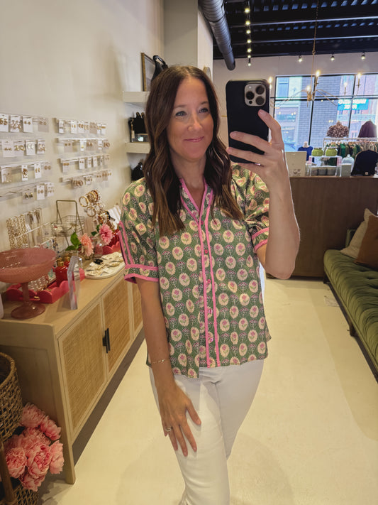 DOORBUSTER- The Olive Orchard Top