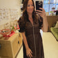 The Espresso Elegance Dress