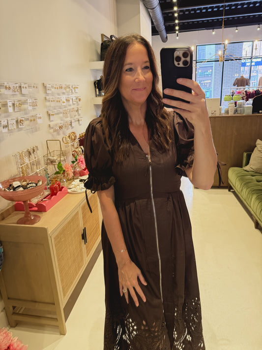 The Espresso Elegance Dress