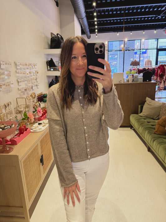 The Piper Cardigan in Chestnut