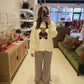 The Brown Picnic Ruffles Pants