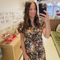 The Brown Floral Garden Dress