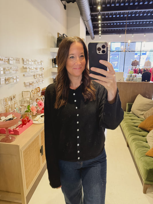 Piper Cardigan in Black