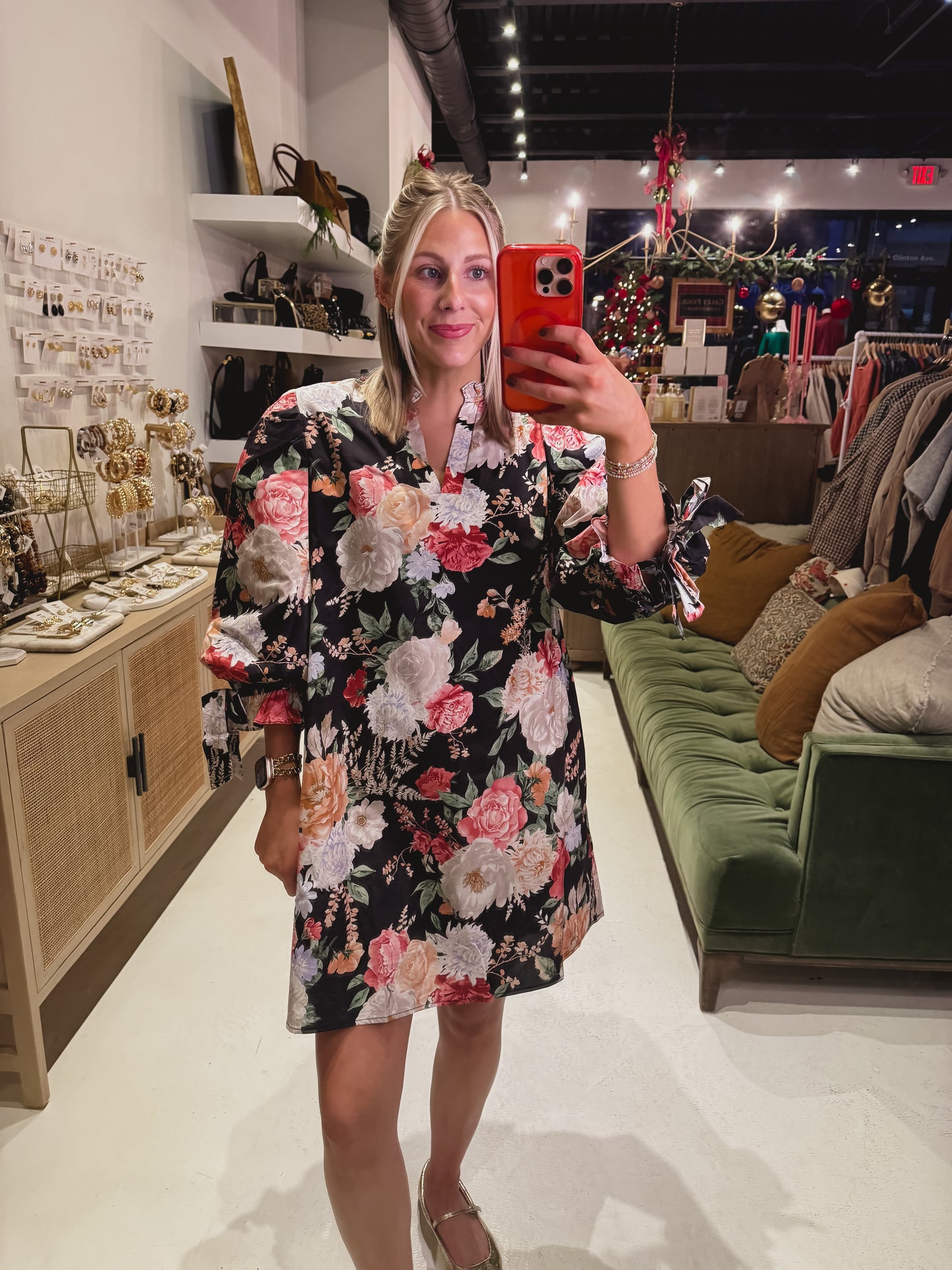 DOORBUSTER! The Mulberry Meadows Dress in Black