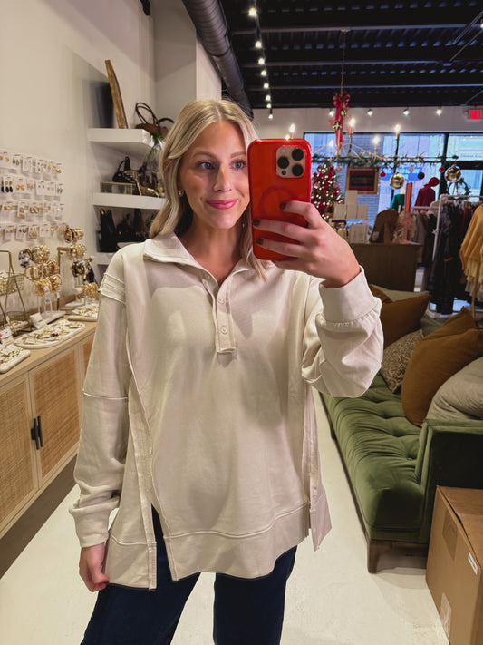 DOORBUSTER! The Raw Hem Casual Top