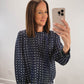 Graceful Dot Blouse