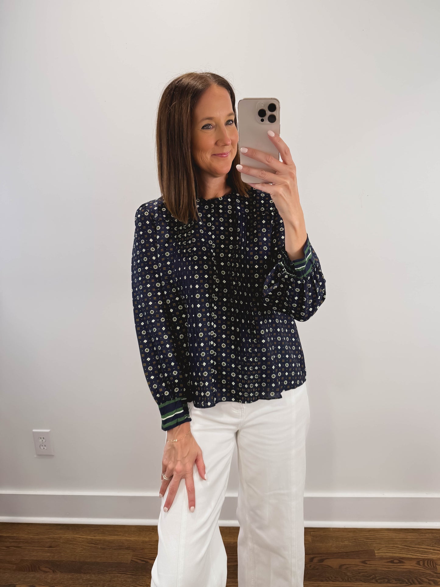 Graceful Dot Blouse