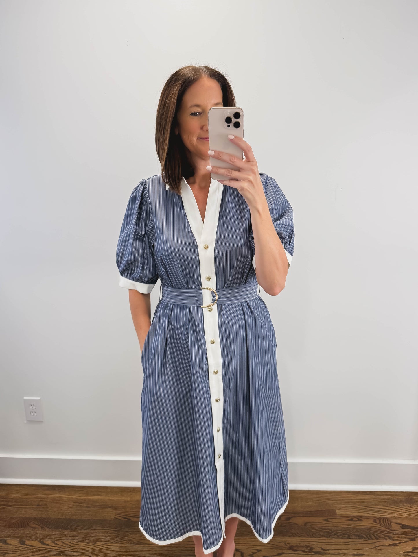 Oxford Stripe Dress