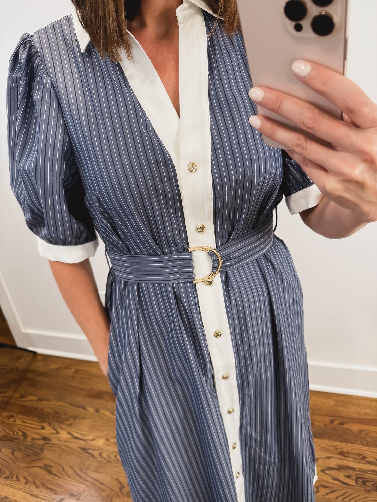 Oxford Stripe Dress