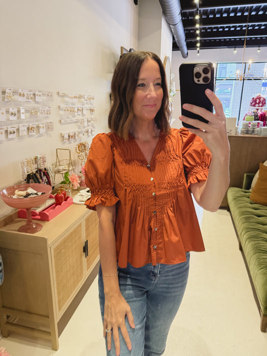 The Pleated Cutie Top