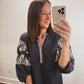 The Ashby Dress in Dark Grey