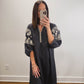 The Ashby Dress in Dark Grey