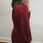 The Vivienne Maxi Dress in Burgundy