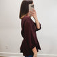 The Josie Top in Burgundy