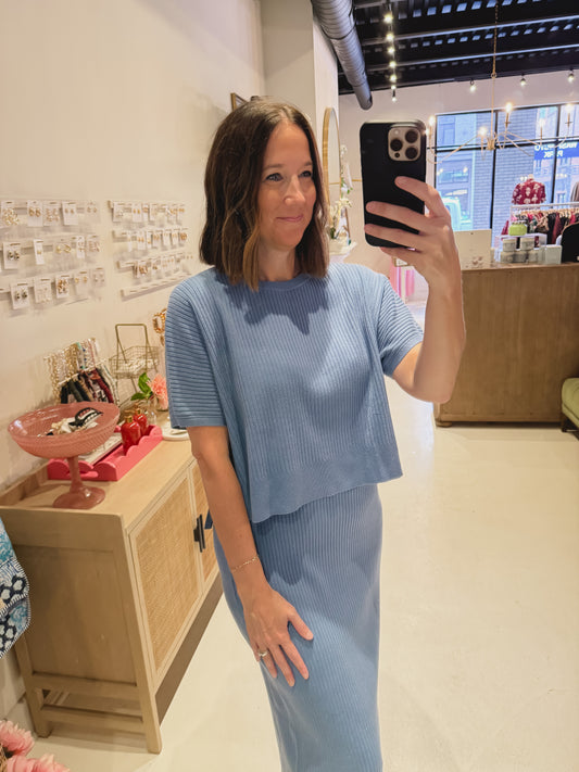 The Serene Slate Top