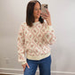 The Sweetbriar Floral Sweater in Pink