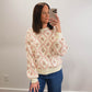 The Sweetbriar Floral Sweater in Pink