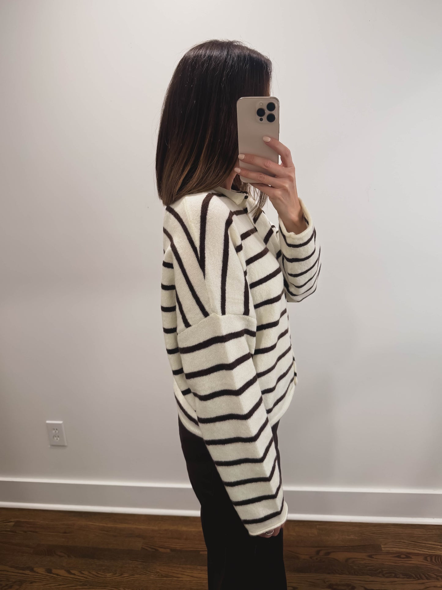 The Piper Cardigan in Brown