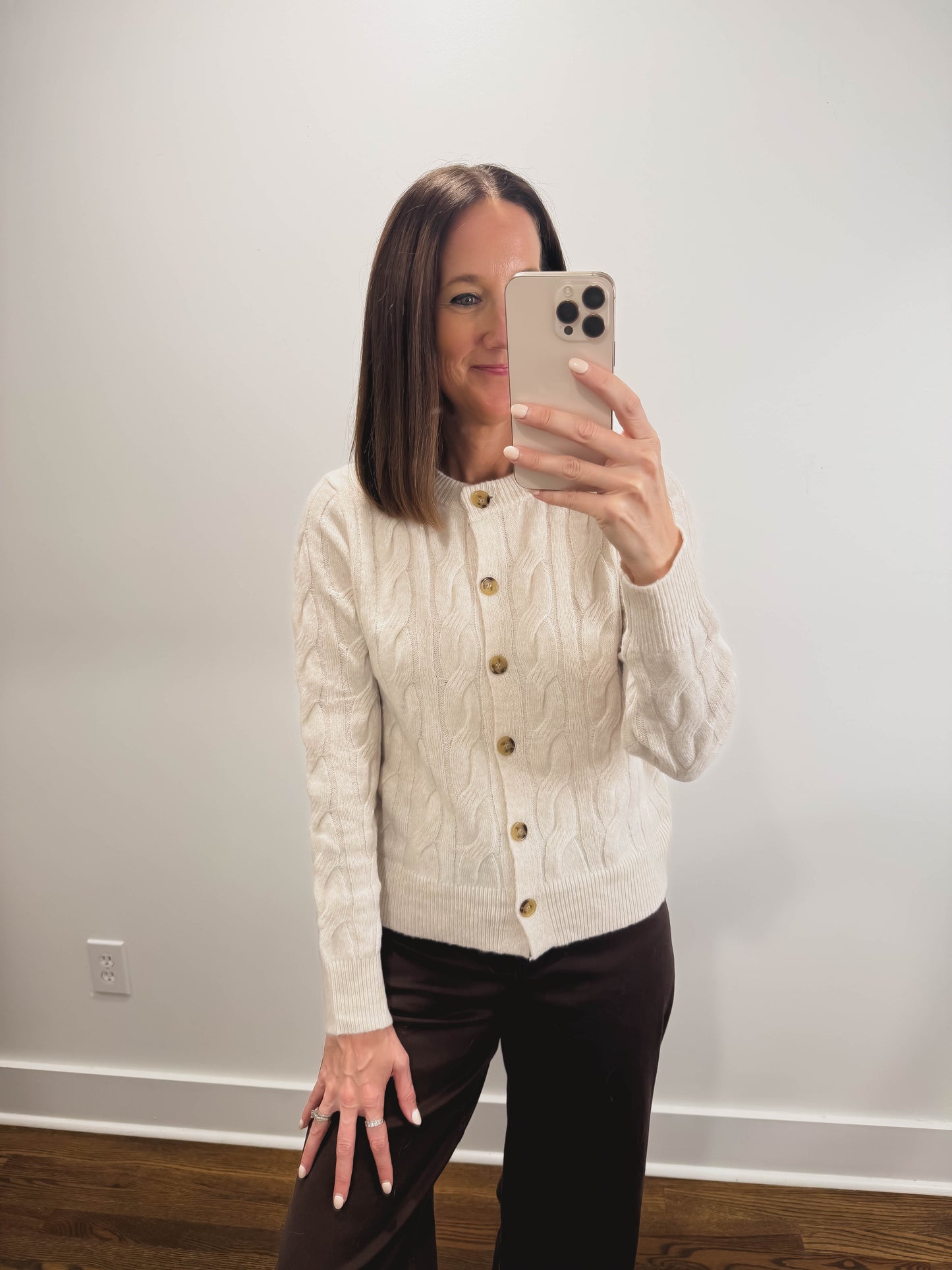 The Hearthside Cable Knit Cardigan