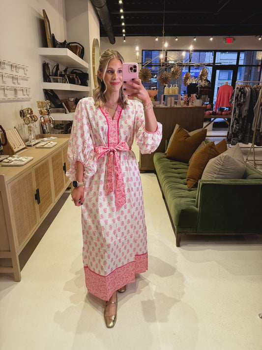 The Light Pink Floral Dress