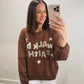 Walk by Faith Patchwork Sweatshirt