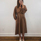 The Vivienne Dress | Brown Long Sleeve Maxi Dress