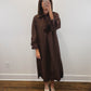 Misty Morning Dress in Brown