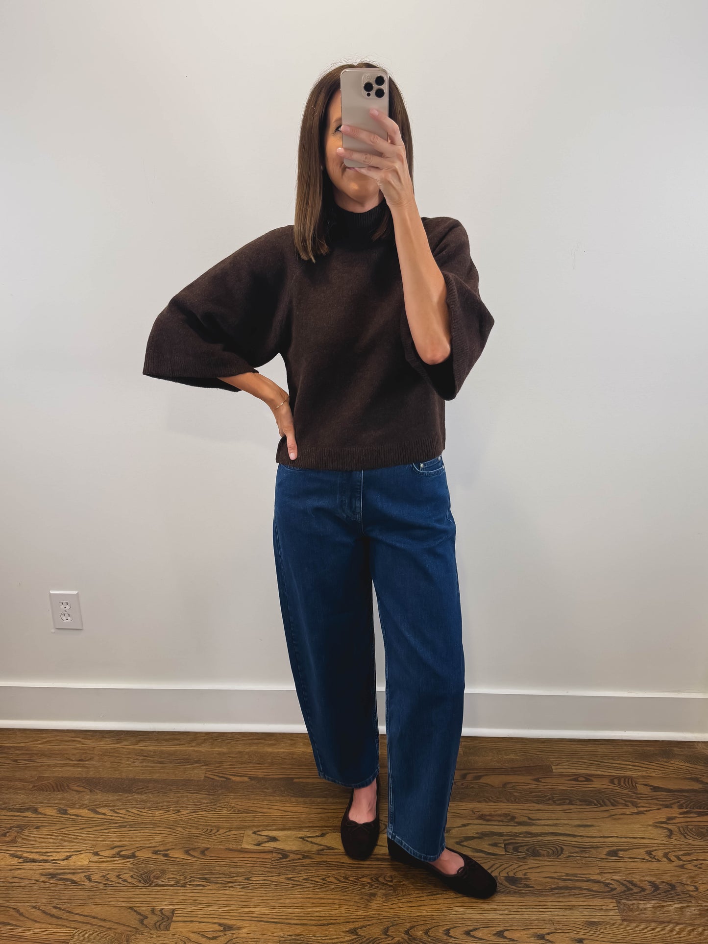 The Acorn Mock Neck Sweater