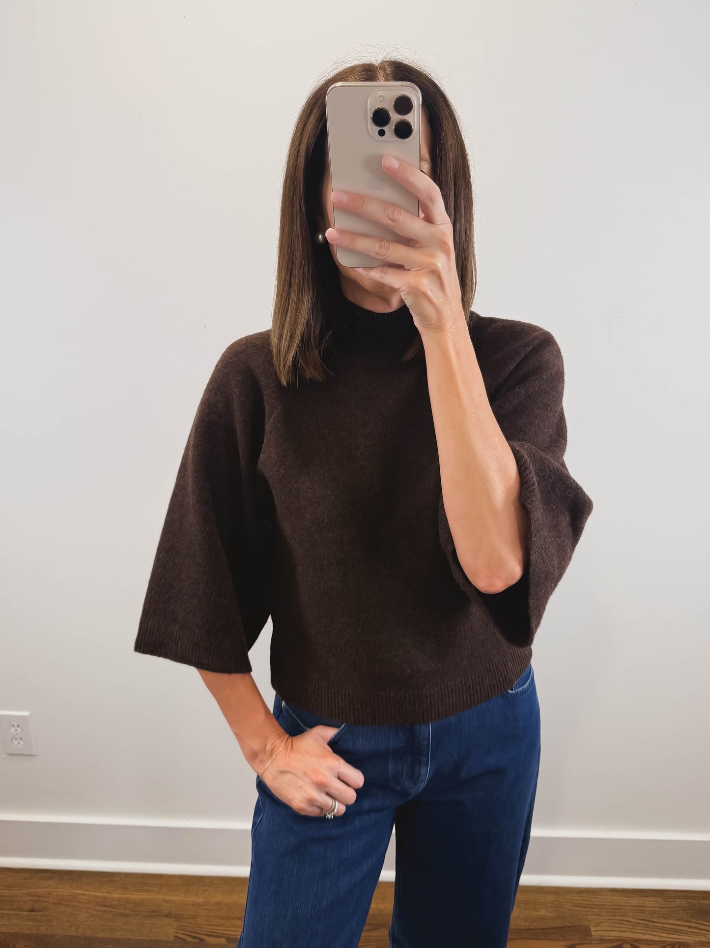 The Acorn Mock Neck Sweater