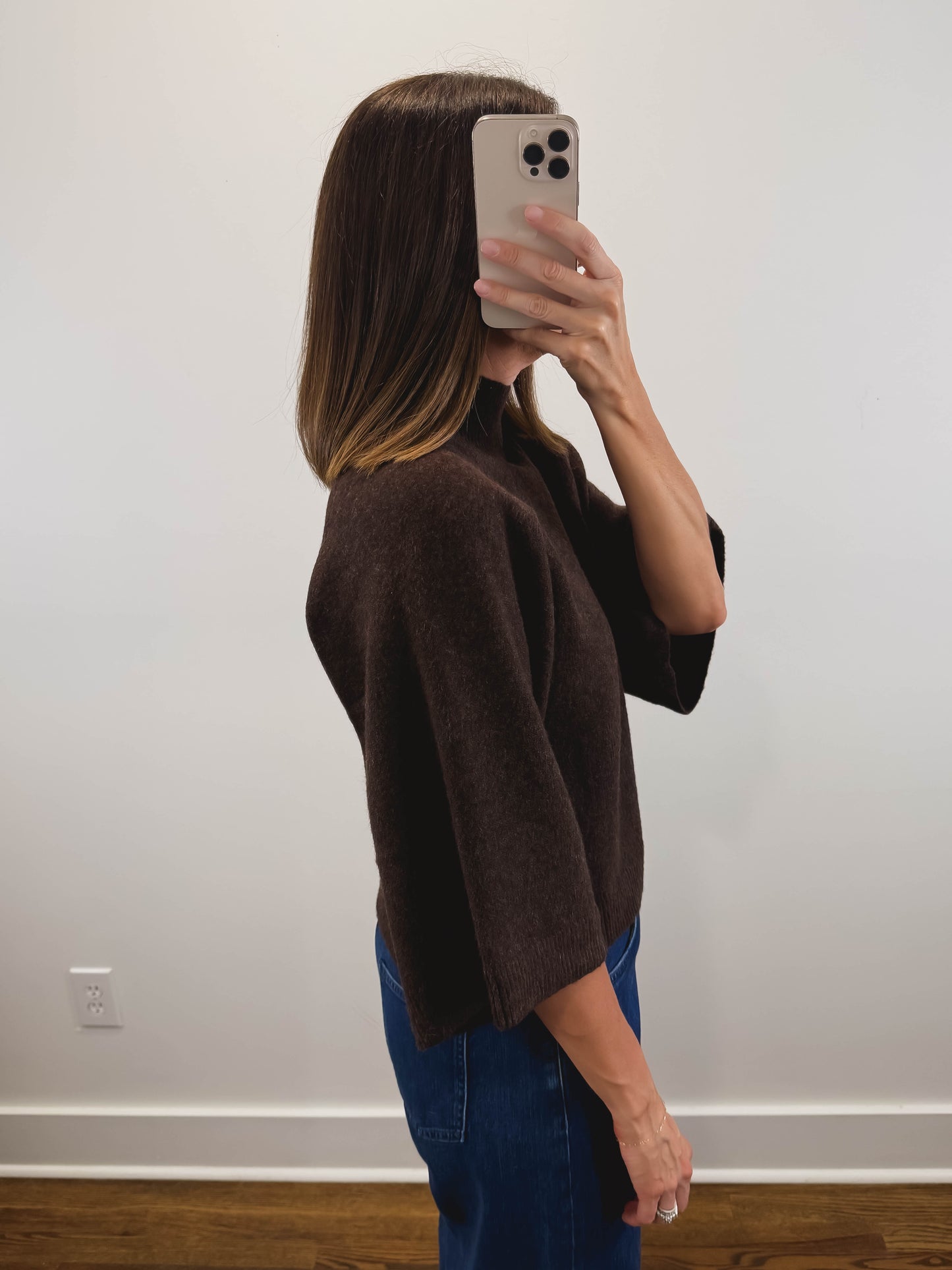 The Acorn Mock Neck Sweater
