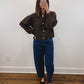 The Auburn Gold Button Cardigan