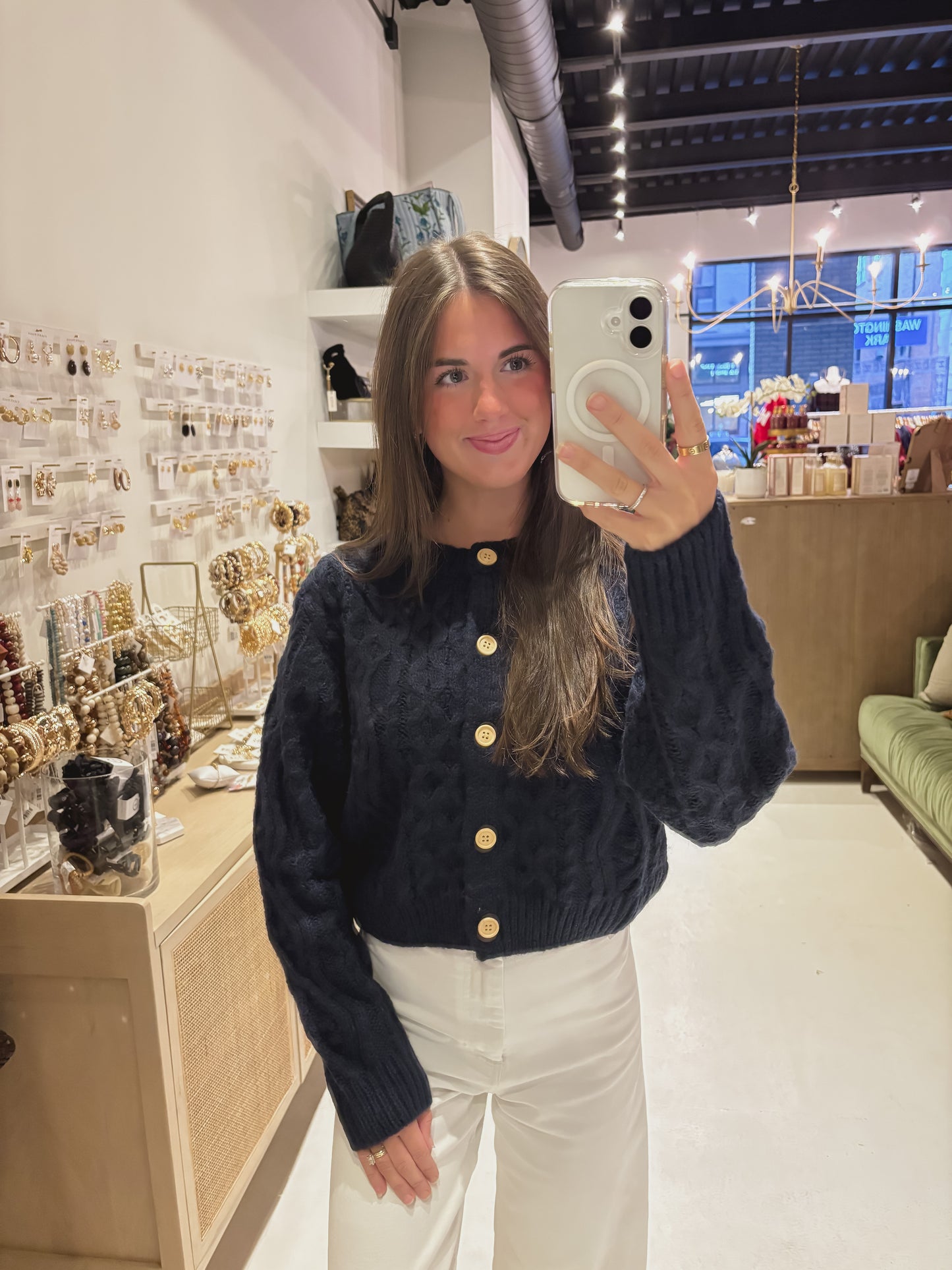 The Wooden Button Cardigan