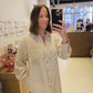 The Collared Striped Shirt Dress