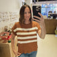 The Burnt Orange Sweater Top