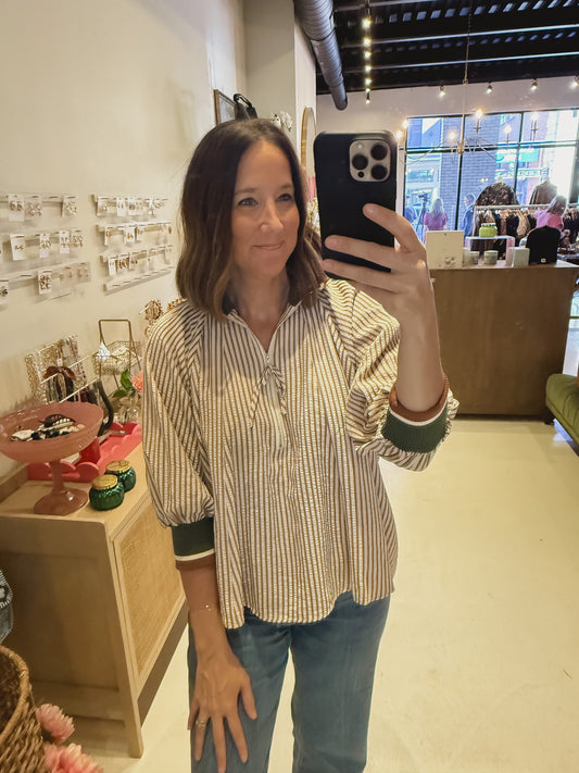 The Fall Striped Shirt